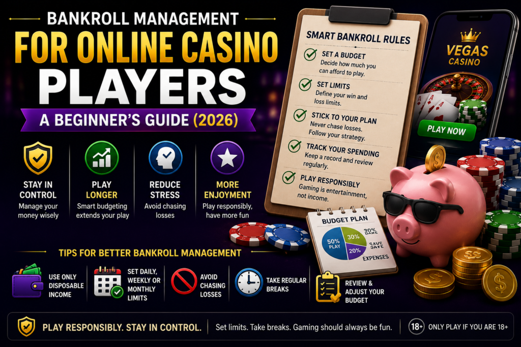 Smart bankroll management for casino players